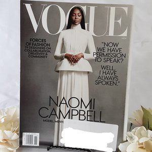 Naomi Campbell Vouge Back Issue November 2020 New Never Read